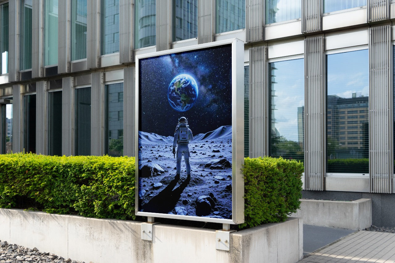 Astronaut On Moon