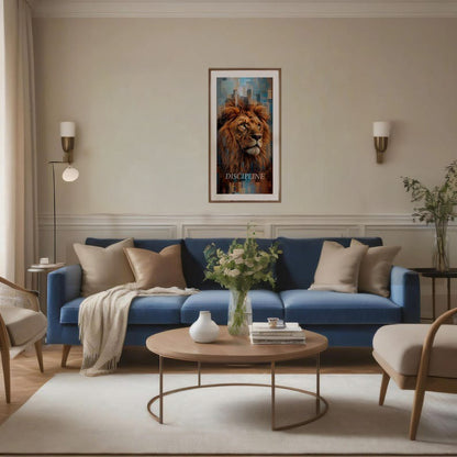 The Lion Motivational Wall Art