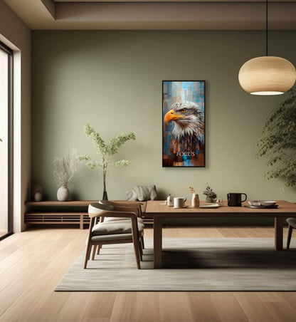 Discipline - The Eagle | Motivational Metal Wall Art