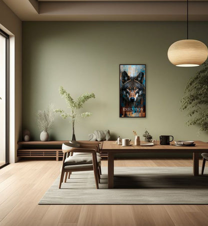 Discipline – The Wolf Motivational Wall Art