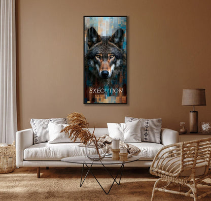 Discipline – The Wolf Motivational Wall Art